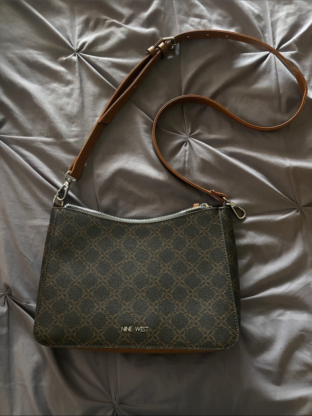 Nine West Brown Crossbody Bag